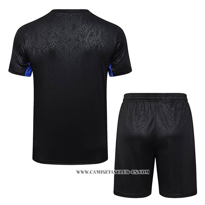 Chandal del Barcelona 25-26 Manga Corta Negro - Pantalon Corto